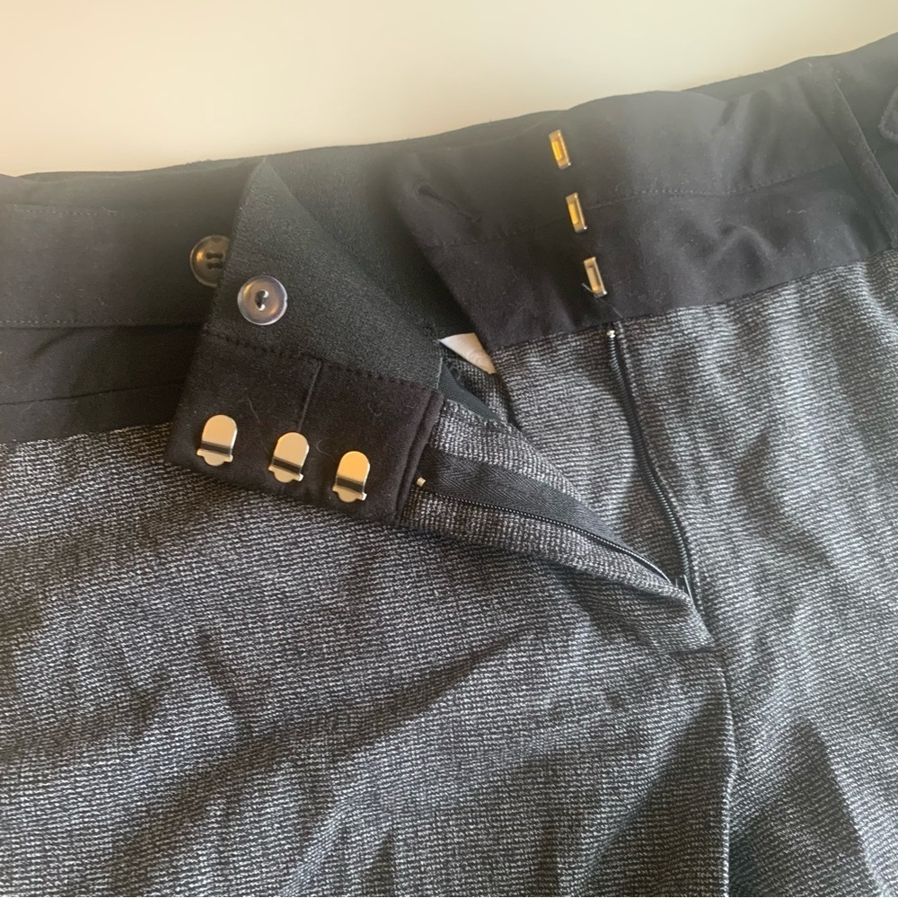 Candie's Elegant Black and Gray Pants - Picture 3 of 5